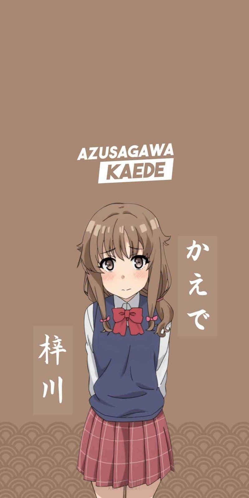 800x1600 Azusagawa Kaede Buta Yarou wa Bunny Girl Senpai no Yume wo Minai Wallpaper