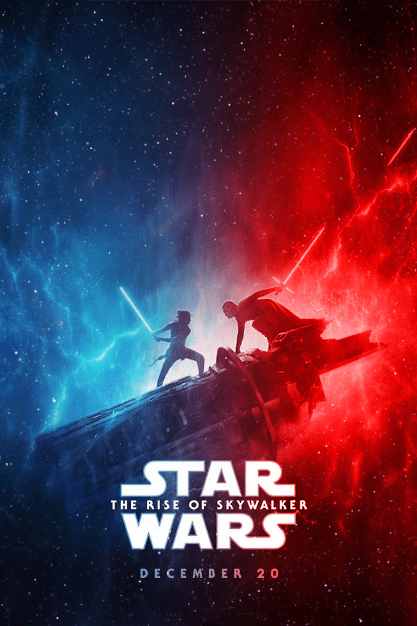 1440x2160 Mobile version of my The Rise Of Skywalker wallpaper