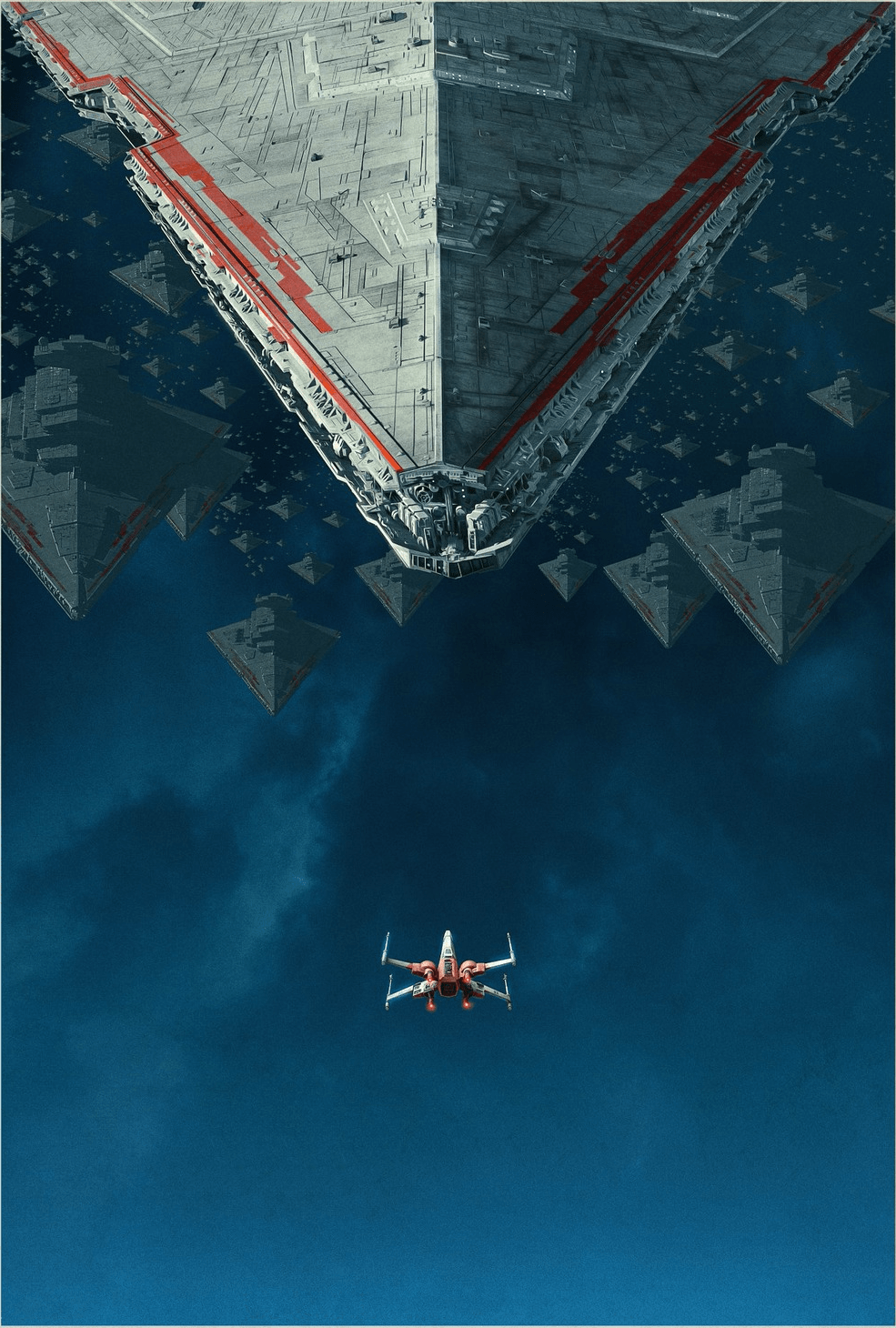 985x1460 Rise Of Skywalker Star Destroyers Phone Wallpaper
