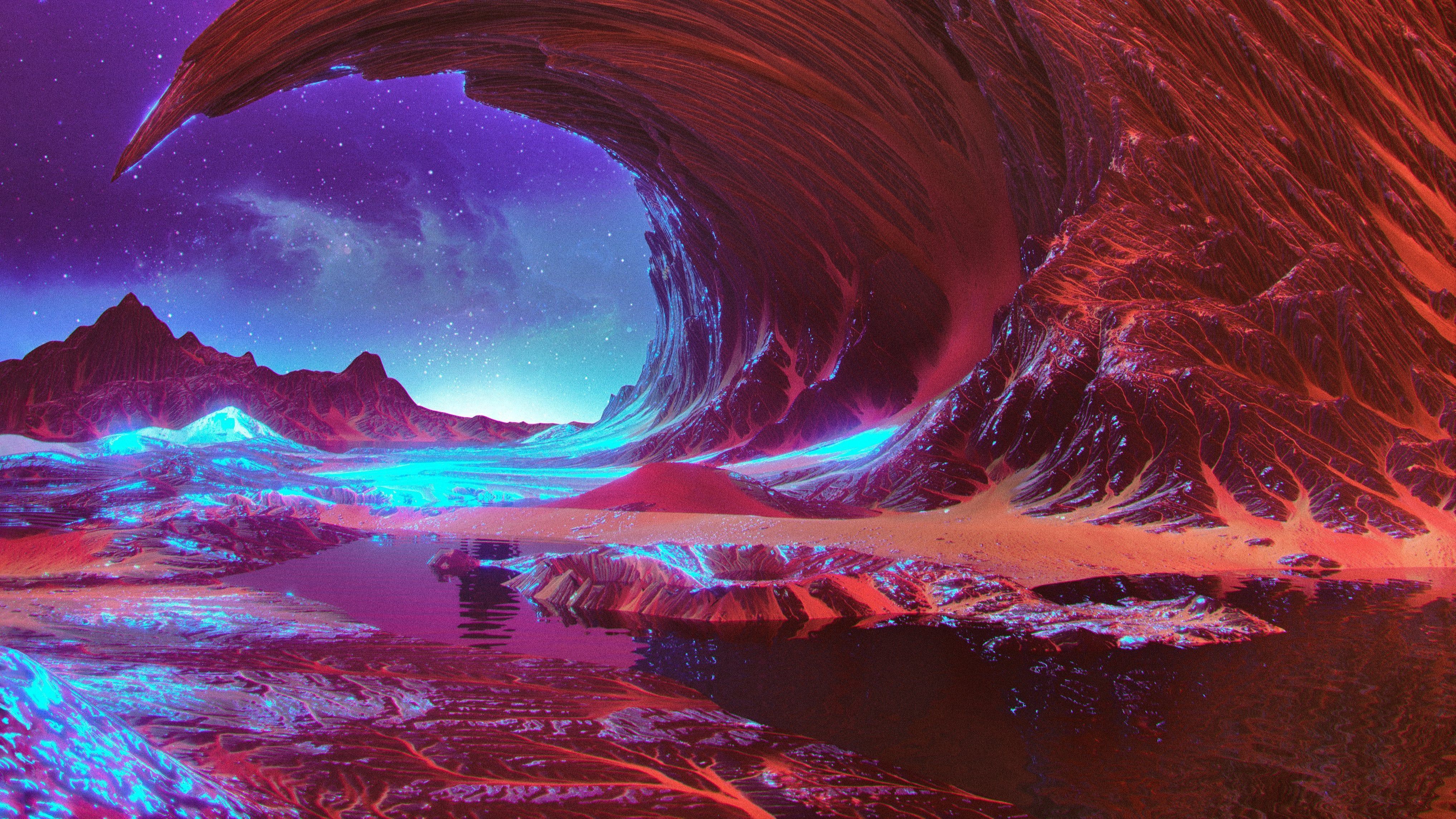 4069x2289 RIDE.WAVE (Beeple) [3840x2160]