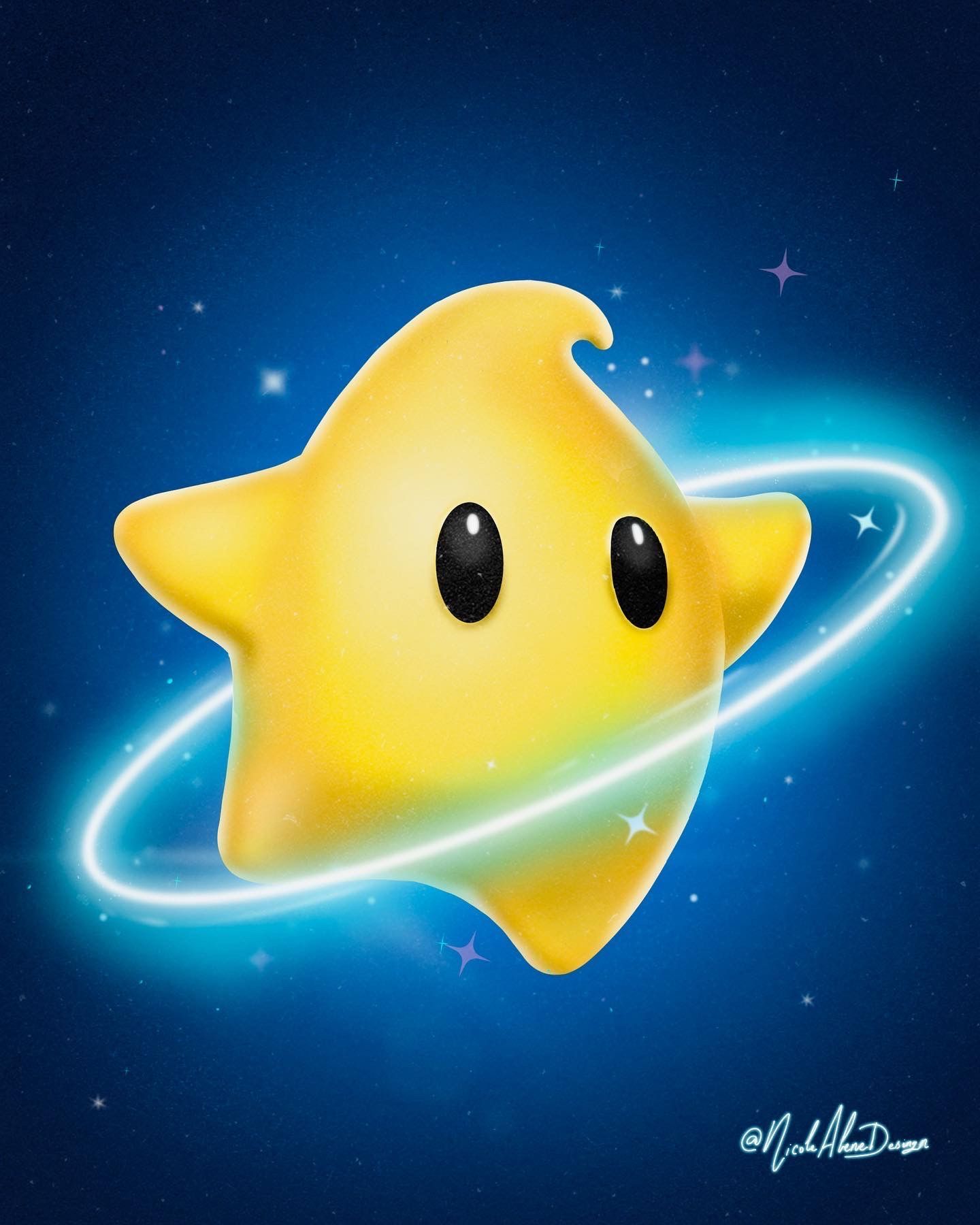 1440x1800 Luma- illustration. HAPPY NEW YEAR! by Nicole Alene on Dribbble