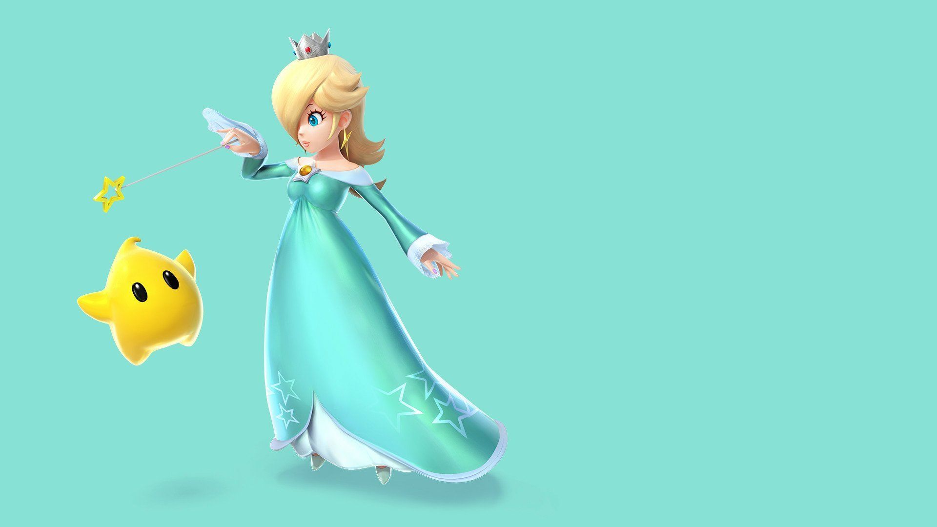 1920x1080 Download Rosalina (Mario) Luma (Mario) Video Game Super Mario HD Wallpaper