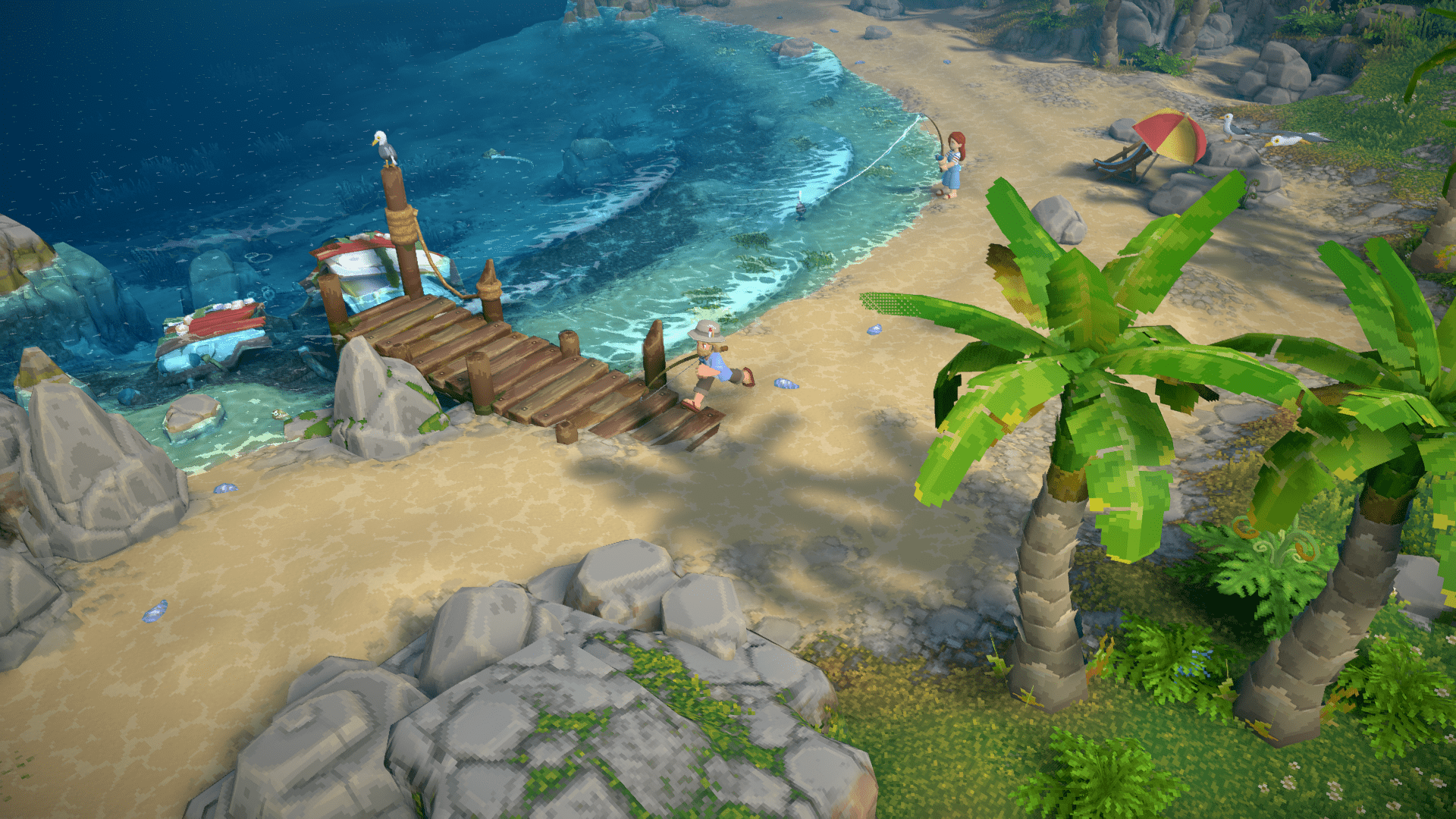 1920x1080 HD Wallpaper of Luma Island: A Tropical Video Game Paradise