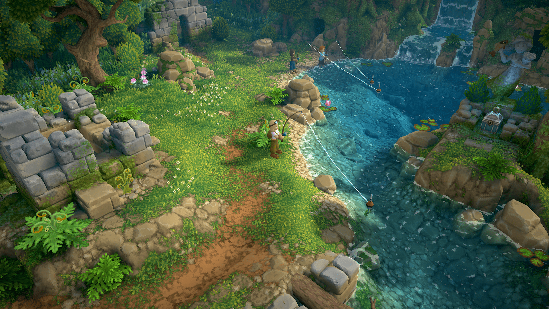 1920x1080 HD Wallpaper of Luma Island: A Video Game Paradise