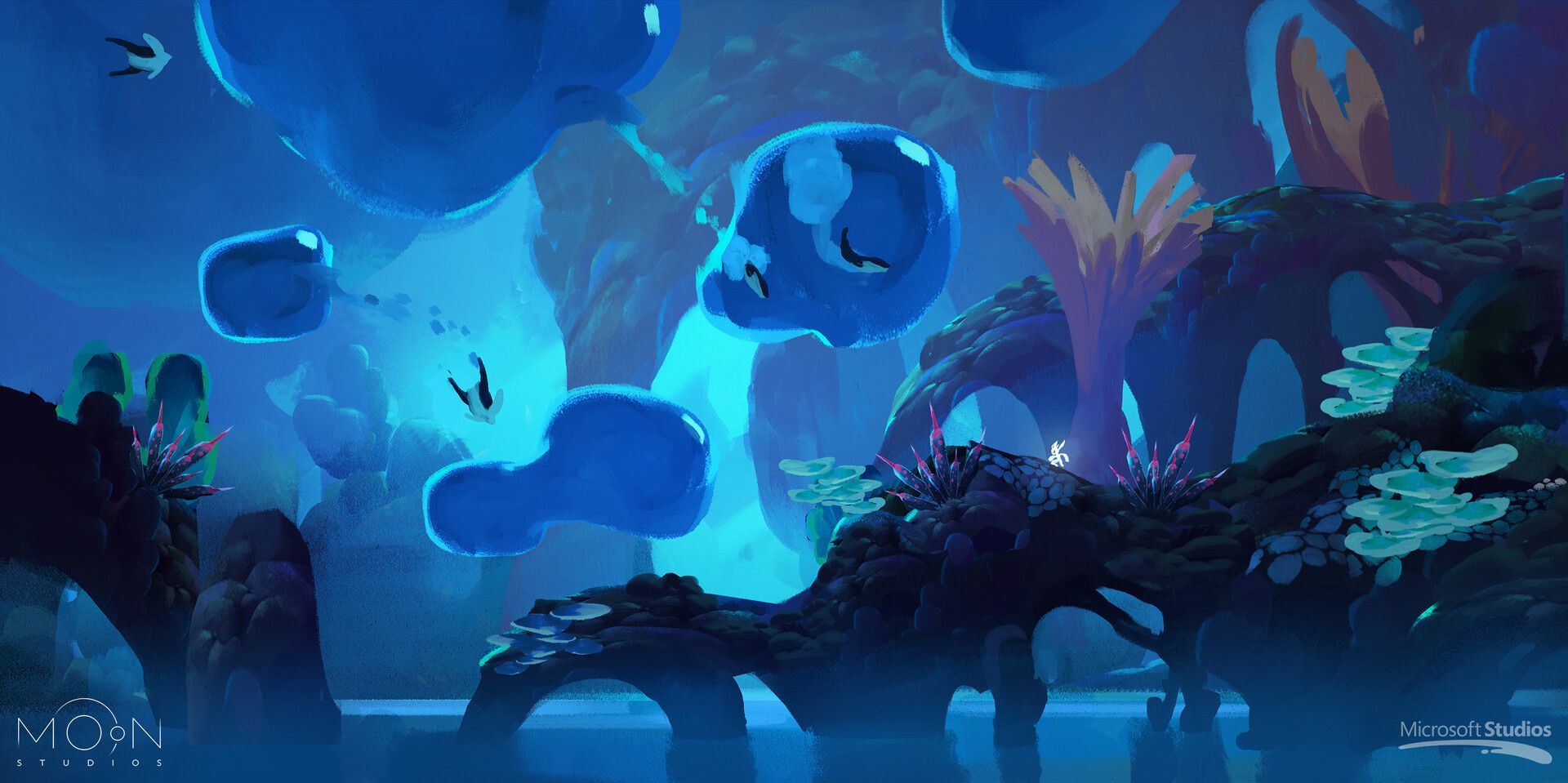 1920x959 Leonid Koliagin and the Will of the Wisps Pools Concept Art