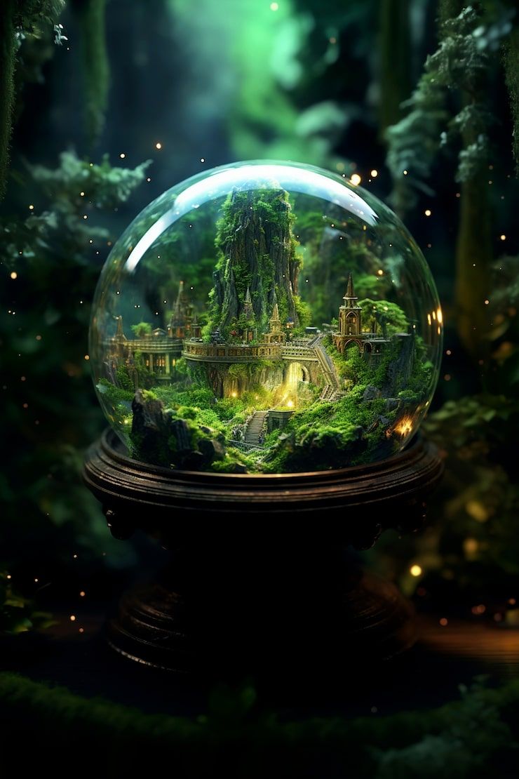 740x1110 Enchanting biosphere Image