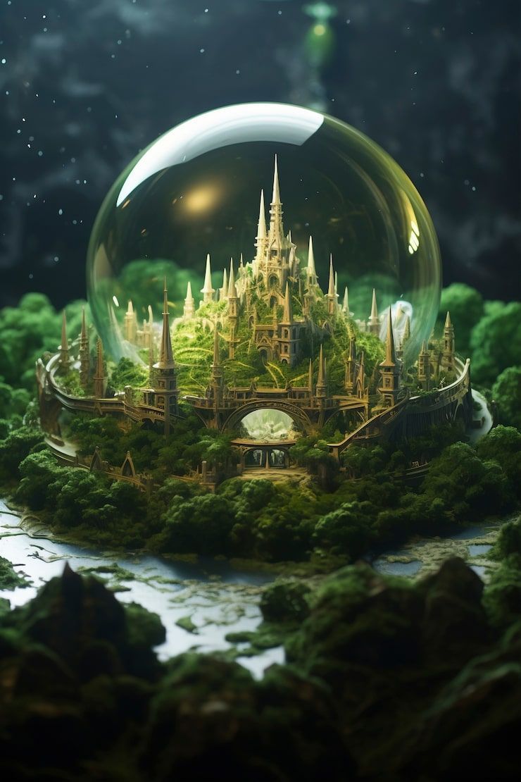 740x1110 Enchanting biosphere Image