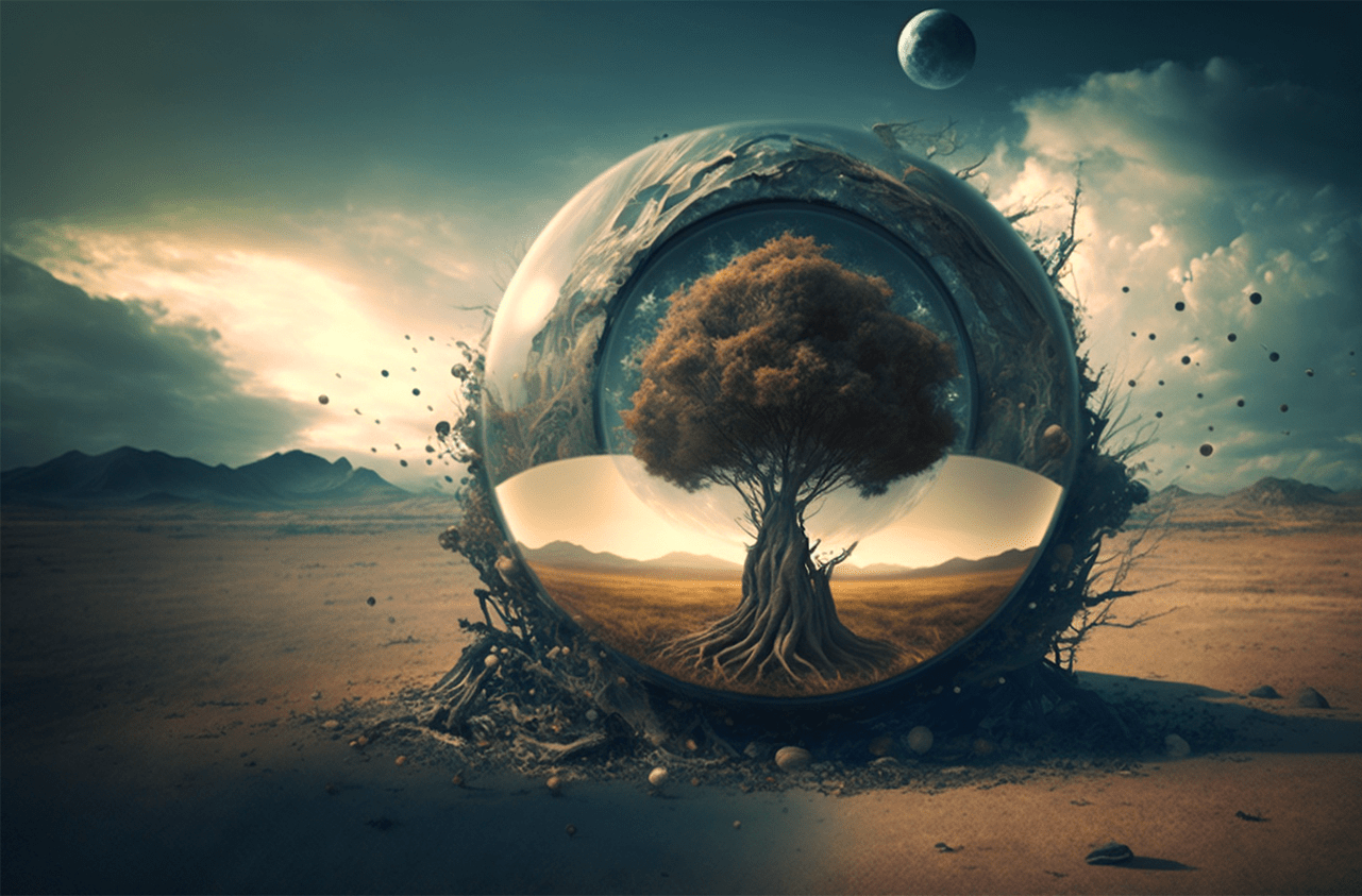 1281x843 Biosphere Echoes: Life Encapsulated