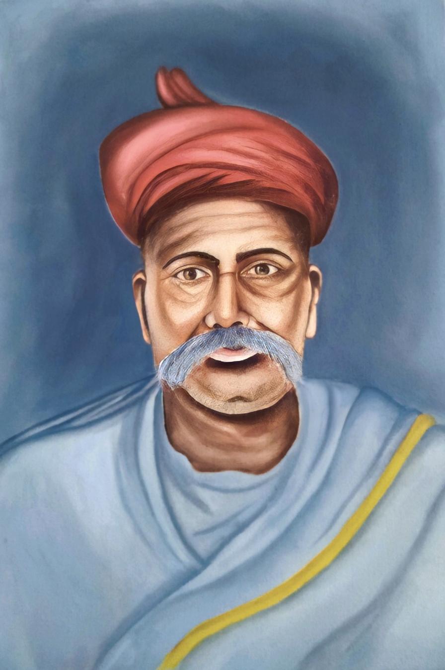 896x1350 Bal Gangadhar Tilak (portrait) created