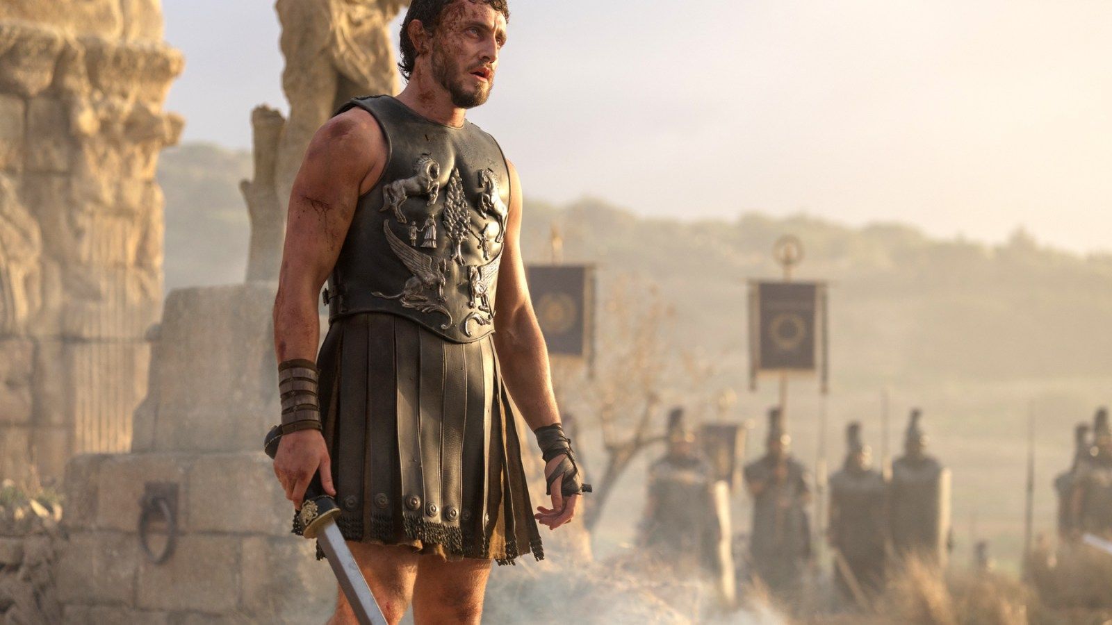 1600x900 How 'Gladiator II' Recreated Russell Crowe's Armor for Paul Mescal