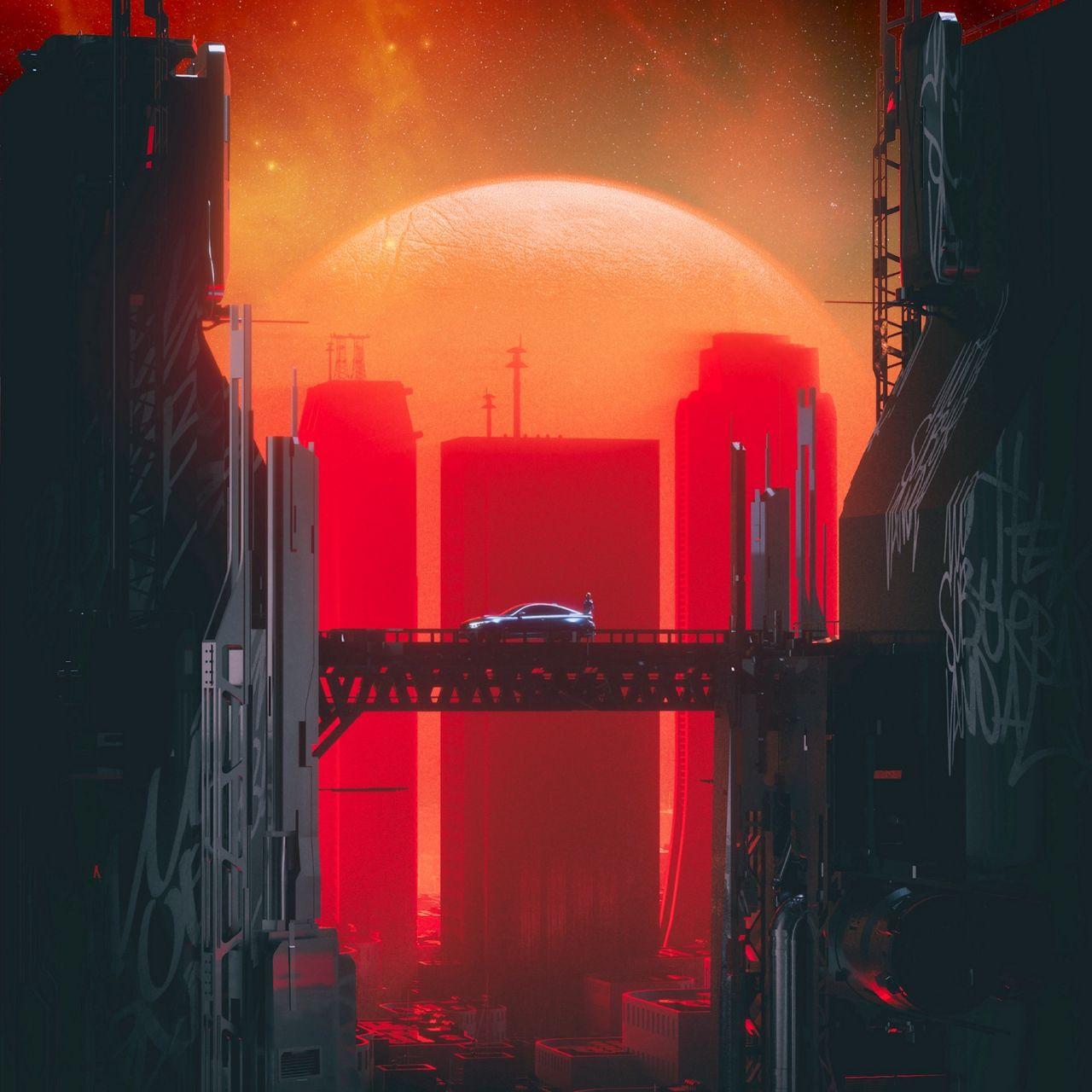 Oled wallpaper phone - cyberpunk red