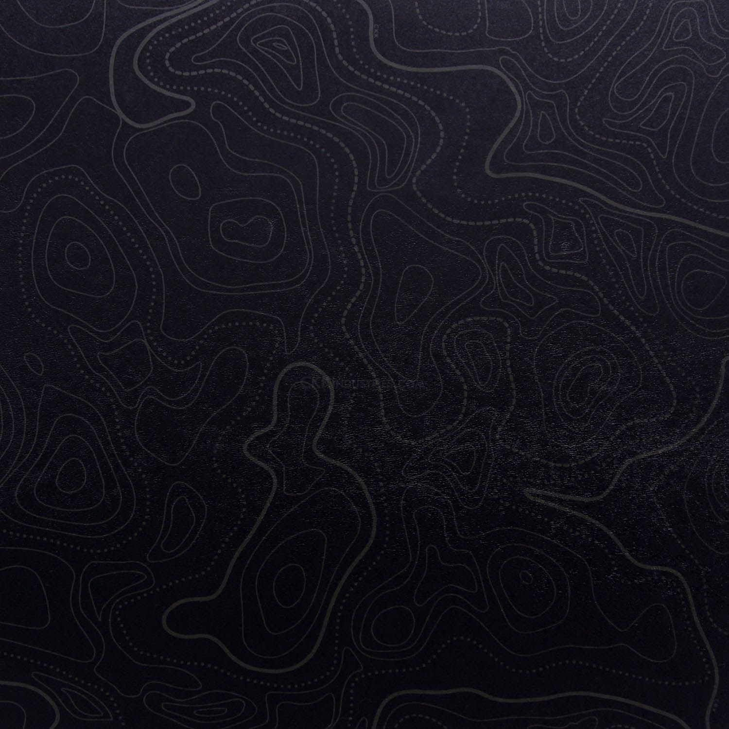 1500x1500 KYDEX® Sheet Map Drab Black (Reversed) - (.080) - (1ft X 1ft)