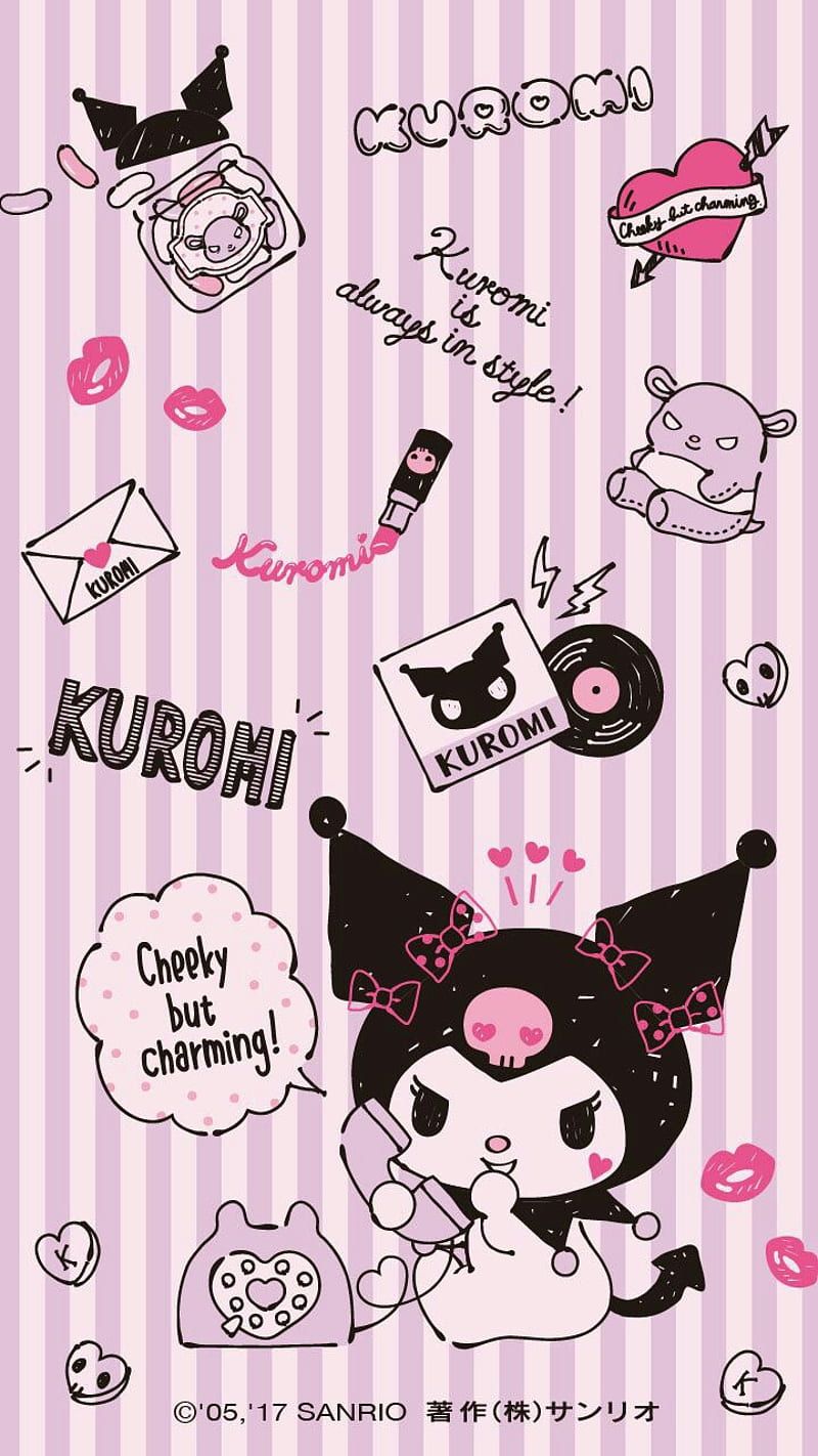 800x1422 Kuromi, rockstar, themes, HD phone wallpaper