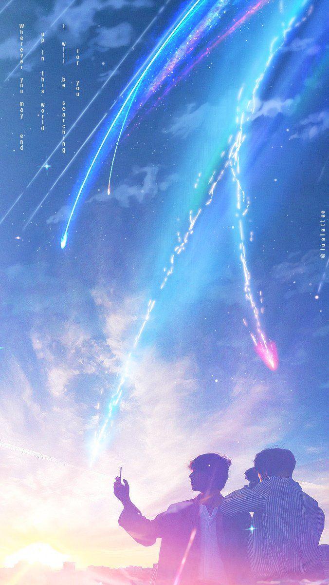 676x1200 Lua⁷ (semi IA) °• Taekook Kimi No Na Wa Phone