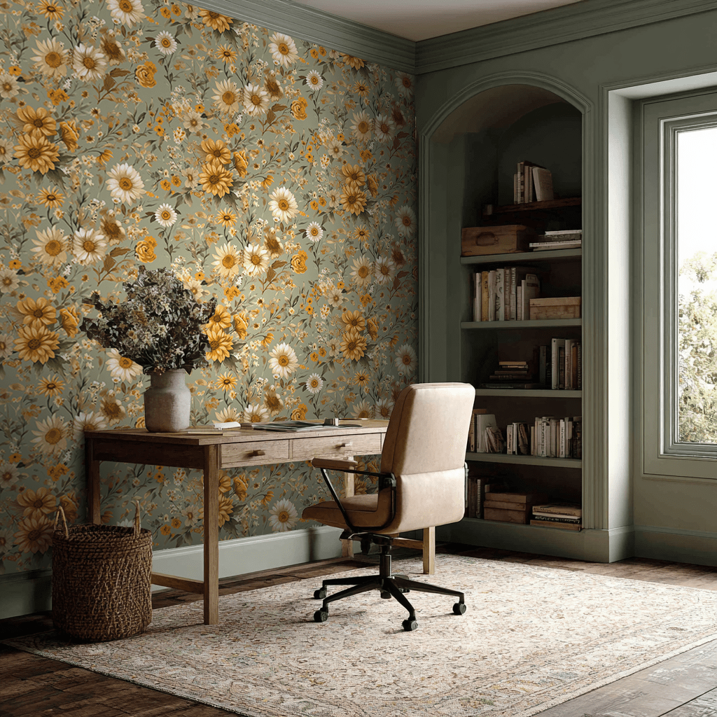 1024x1024 Farmhouse Blooms Wallpaper