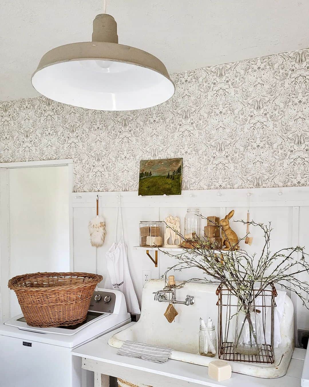 1080x1350 Laundry Room With Modern Farmhouse Theme Wallpaper & Lane