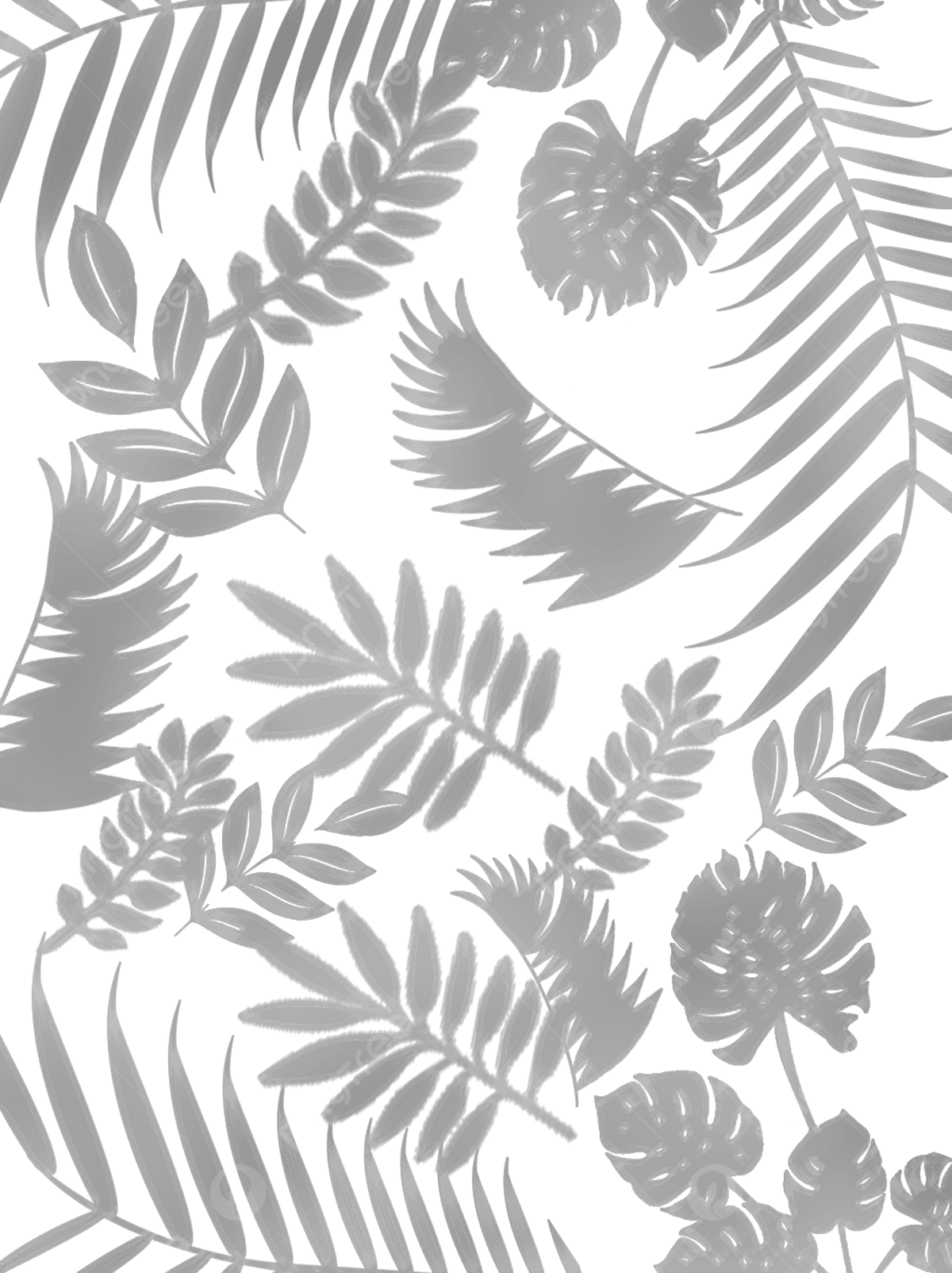 1200x1604 Simple Black And White Leaf Shading Art Home Carpet Pattern Can Be Used Directly Background Wallpaper Image For Free Download