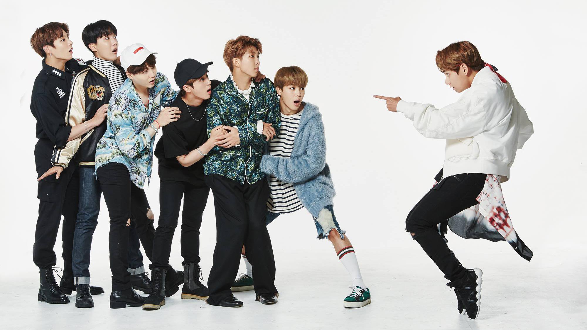 2000x1125 Laptop K Pop Bts Fake Love Wallpaper And Michael Jackson