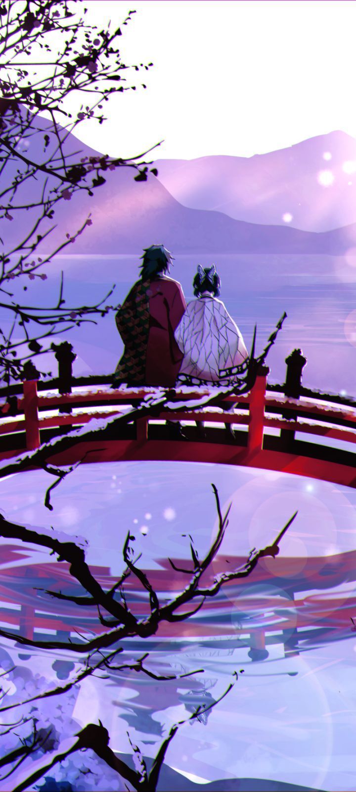 720x1600 Phone wallpaper: Giyuu Tomioka, Shinobu Kochou, Giyushino (Demon Slayer), Demon Slayer: Kimetsu No Yaiba, Anime 1432146