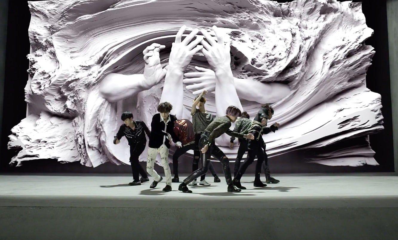 1333x803 BTS Fake Love Desktop Wallpaper