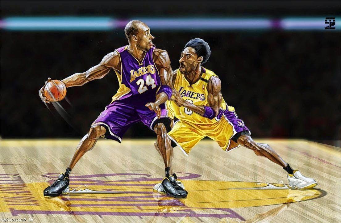 1105x722 Kobe Bryant Cartoon Wallpaper