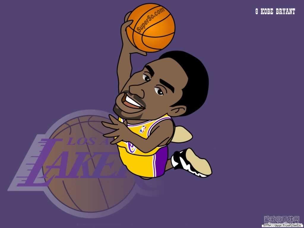 1024x768 Free download Cartoon Image Kobe Bryant Fresh Cartoon Image