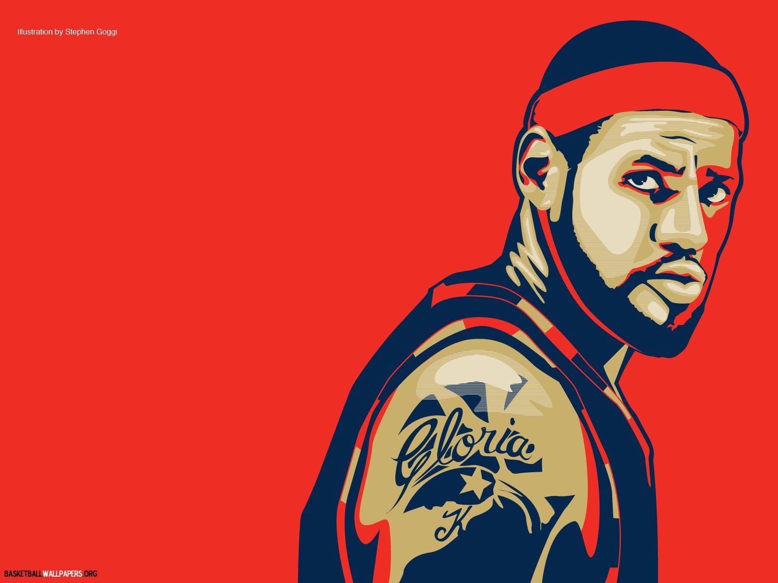 1600x1200 Lebron Cartoon Wallpaper