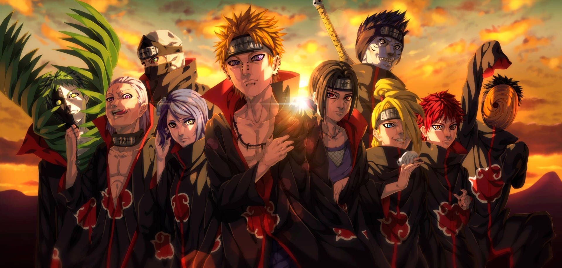 1920x915 Download Akatsuki Naruto 4K Wallpaper