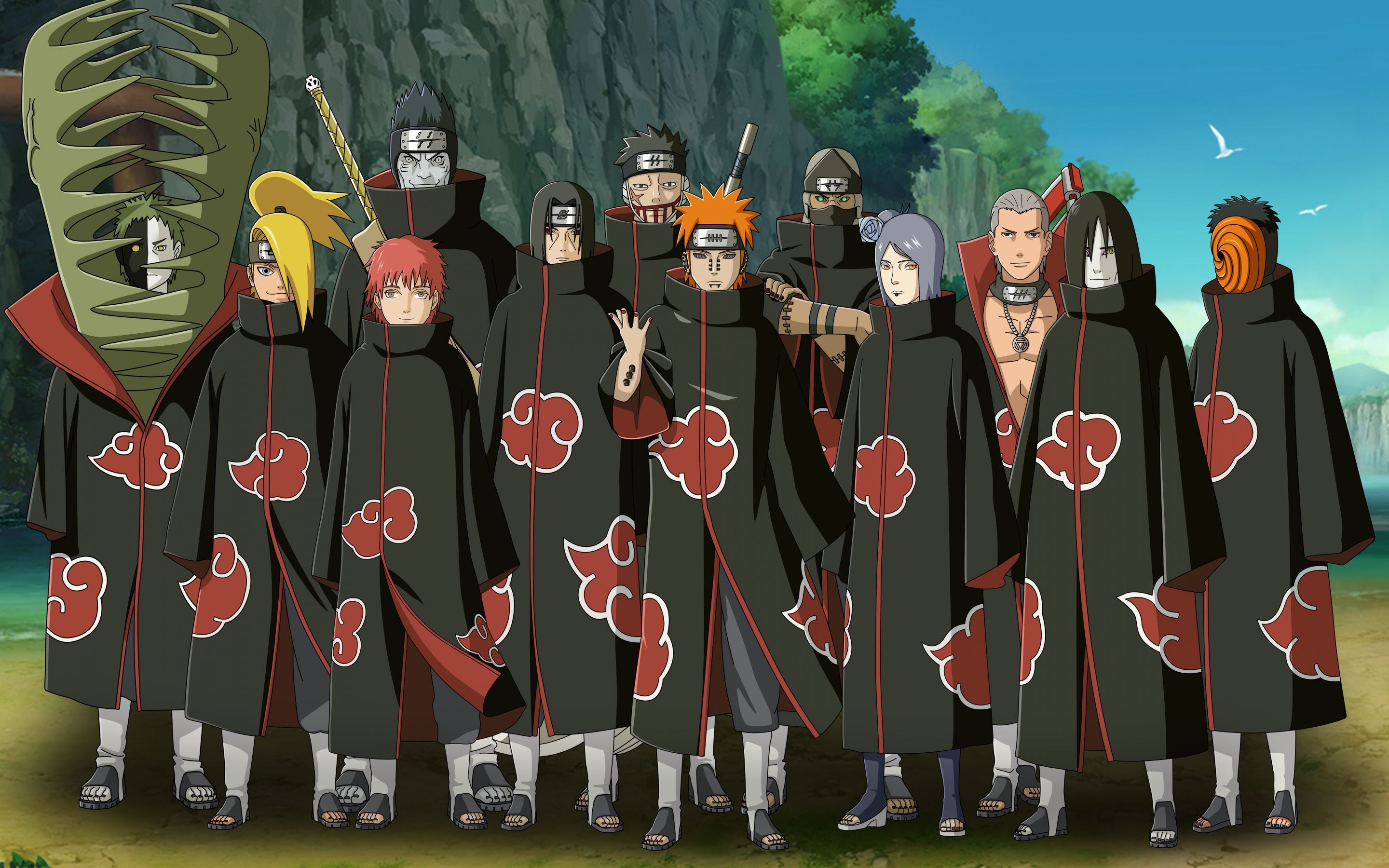 2880x1800 Akatsuki Wallpaper 4K, Members, Nagato, Pain, Naruto, 5K