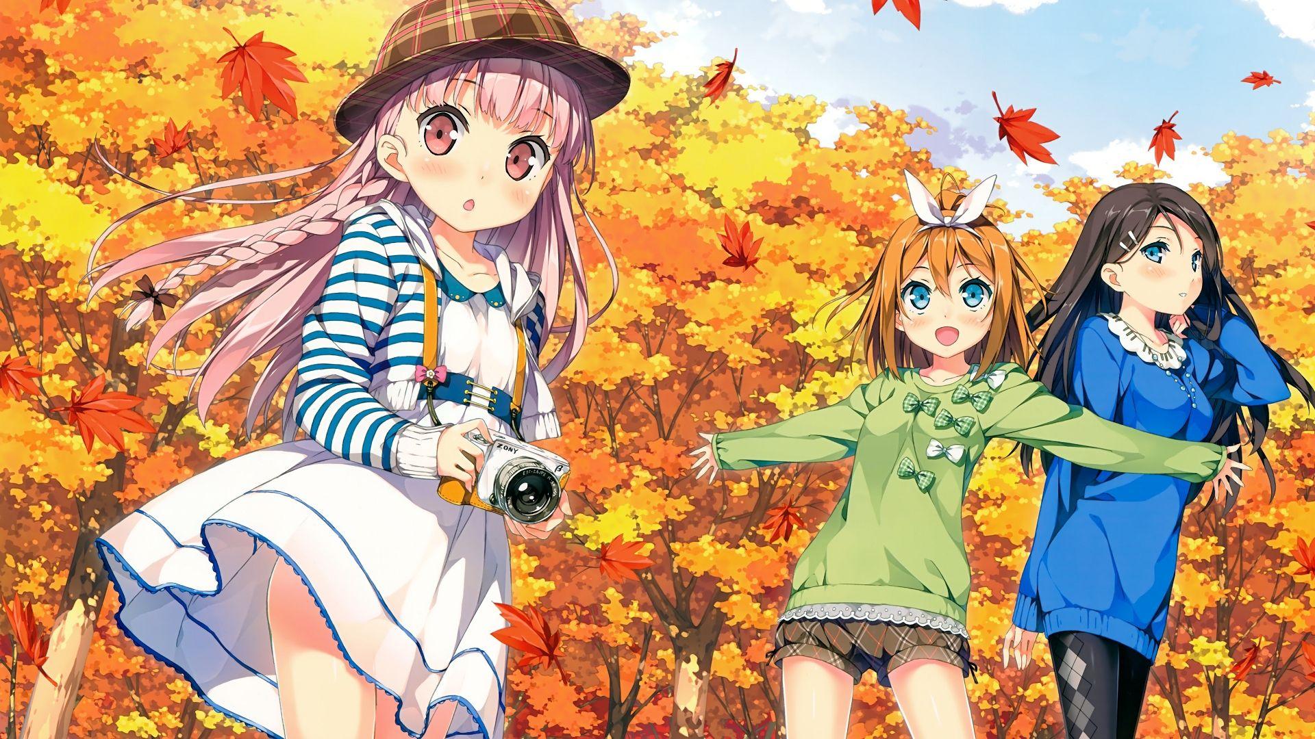 Autumn Anime Wallpapers Top Free Autumn Anime Backgrounds