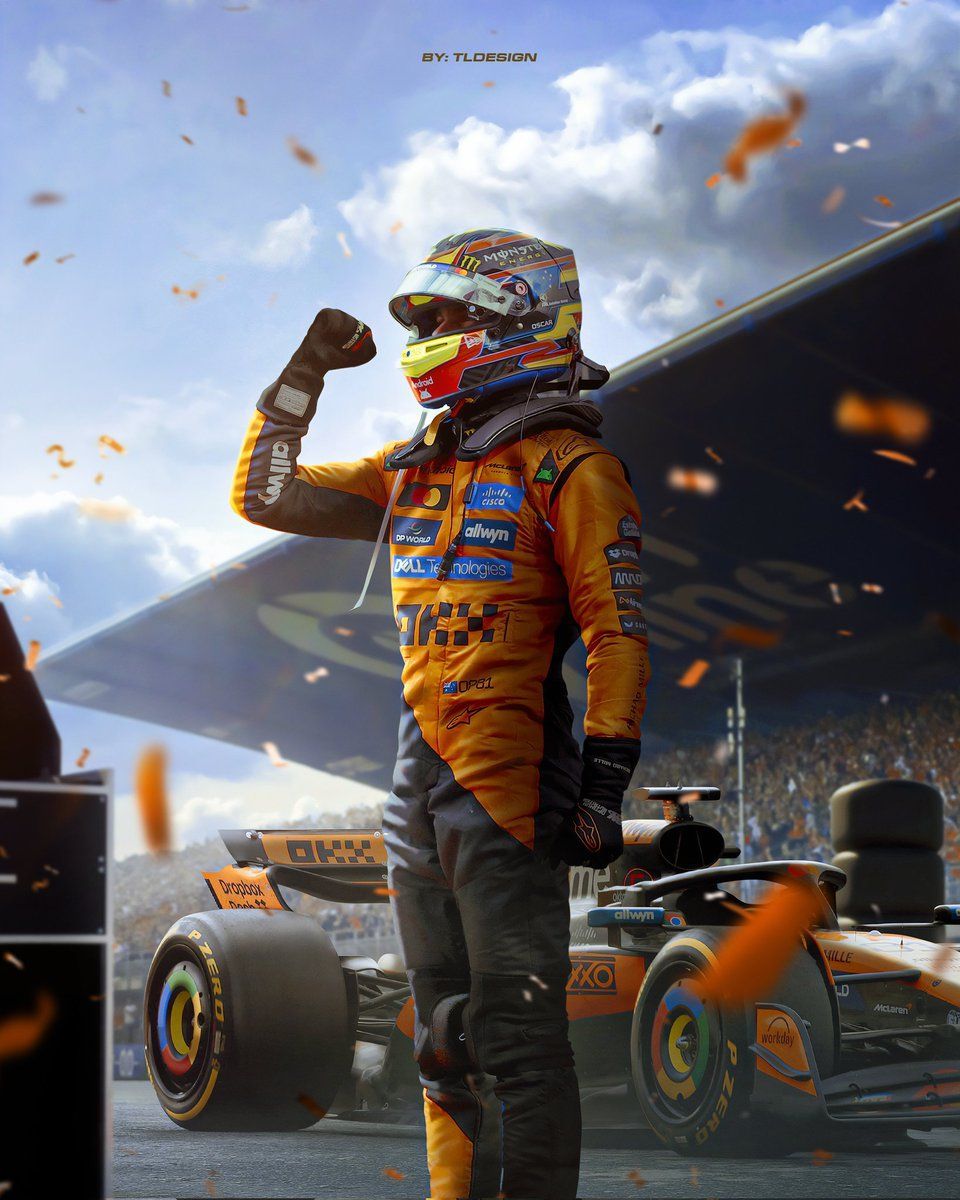 960x1200 Oscar Piastri #DutchGP winner poster