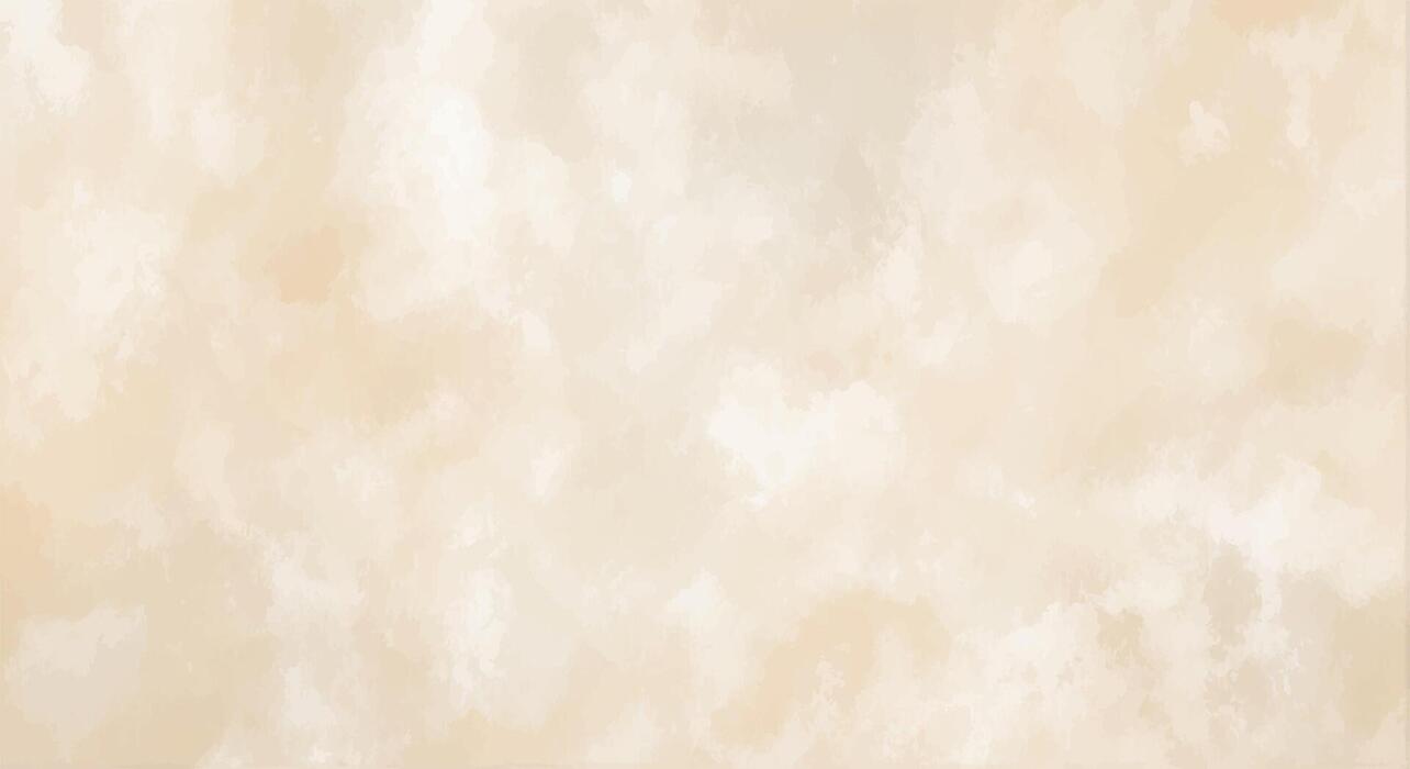 1284x700 Watercolor art beige background. Vector. Light marble texture. Old paper. Stone texture for cards, flyers, poster, banner. Stucco. Wall. Brushstrokes and splashes. Painted template for design