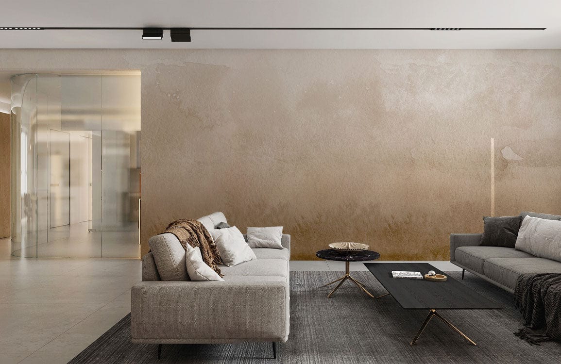1155x750 Abstract Watercolor Beige Gold Mural Wallpaper