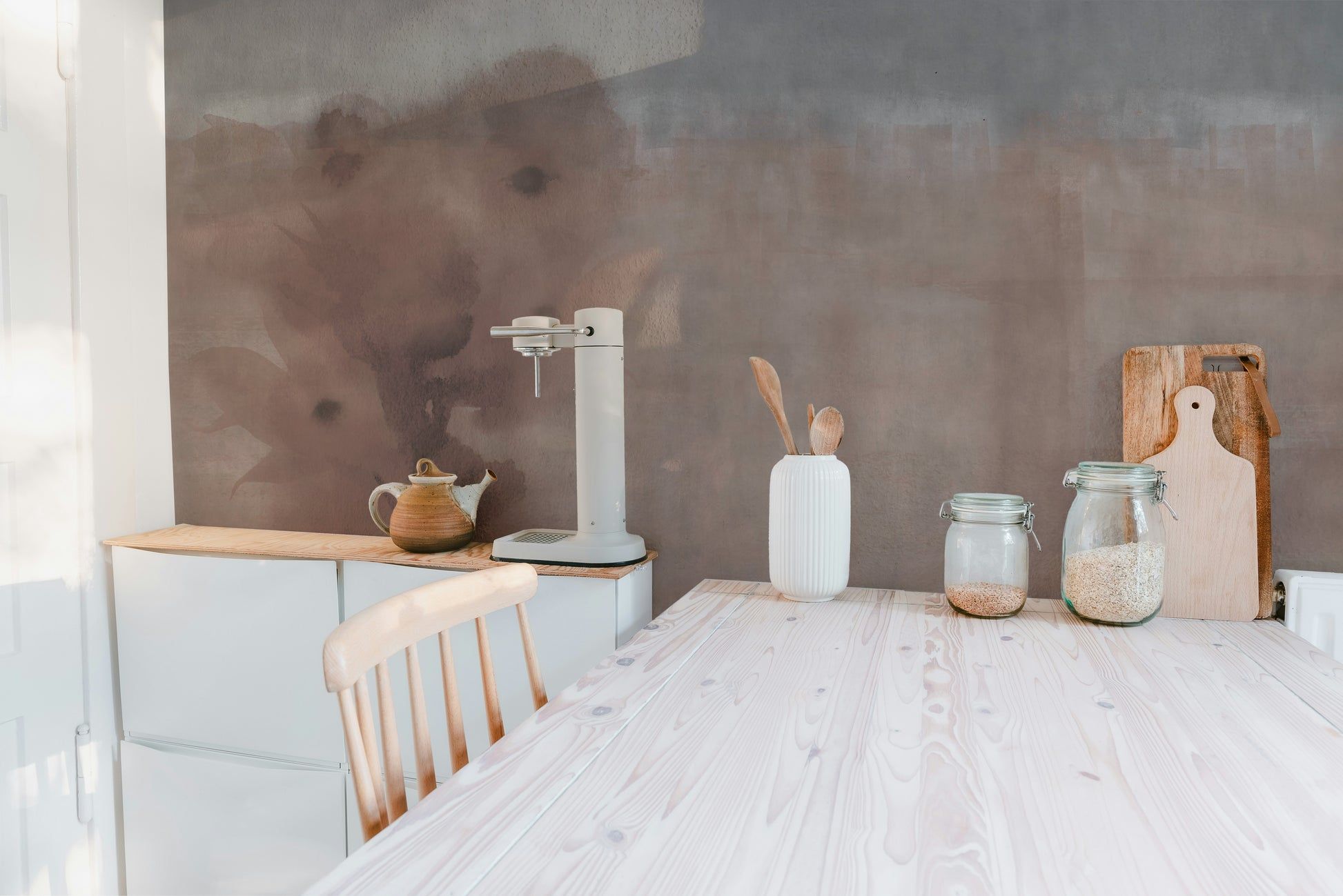 1946x1299 Watercolor Light Beige Shade Wallpaper Murals