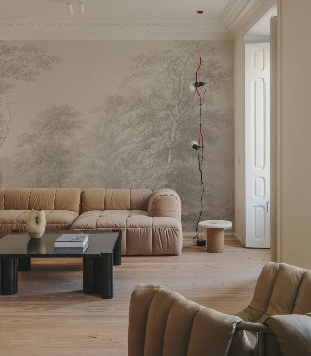 1200x1372 Watercolor Grove Beige wallpaper Wallpaper → wallcolor