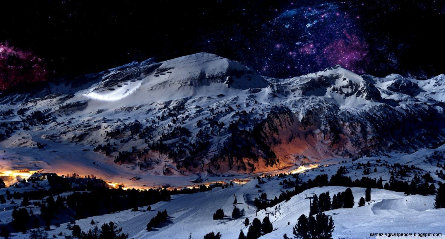 1520x819 Winter Night Sky Wallpaper 1920X1080