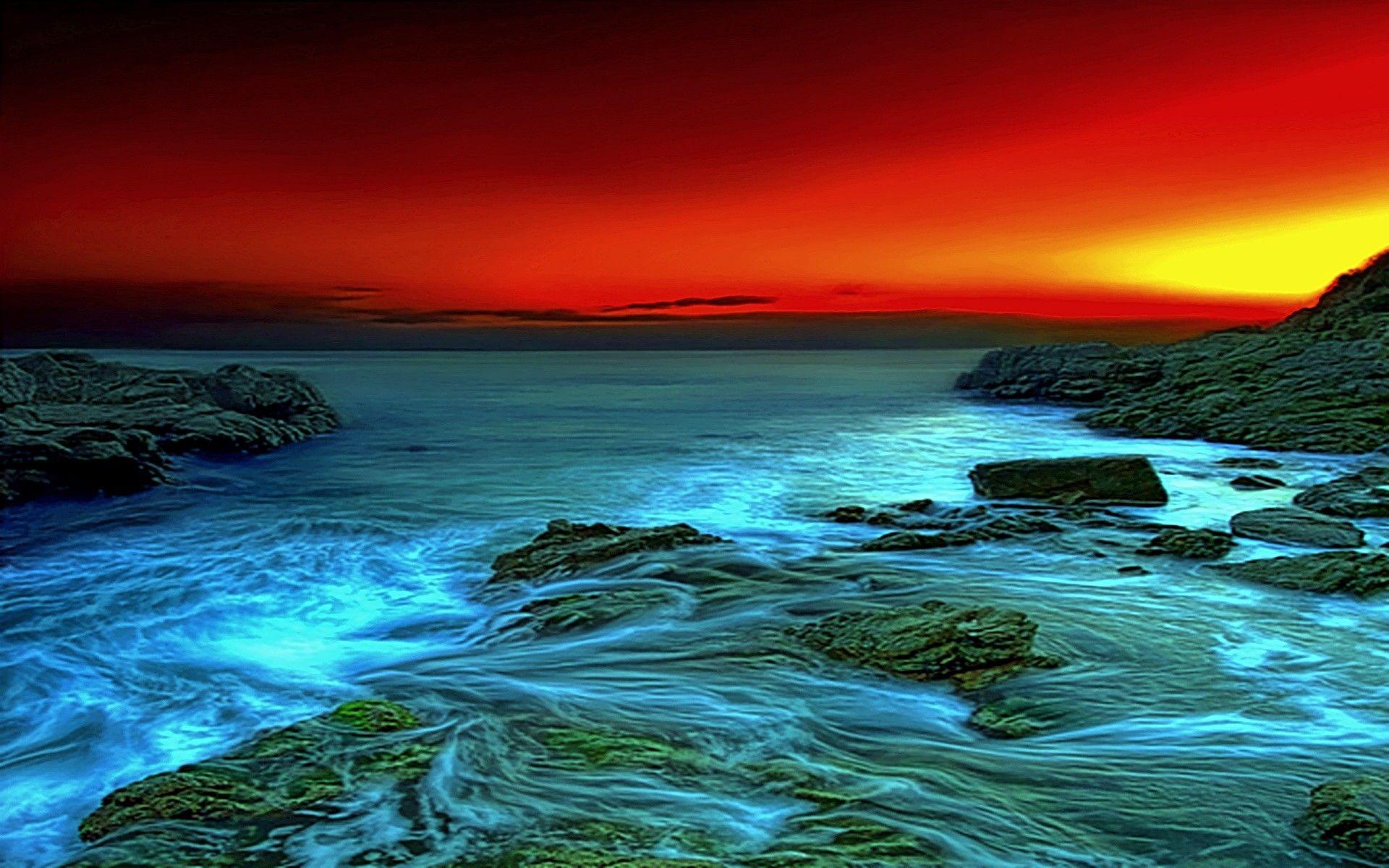 1920x1200 Abstract Colourful Sky High Quality Image HD Desktop Wallpaper