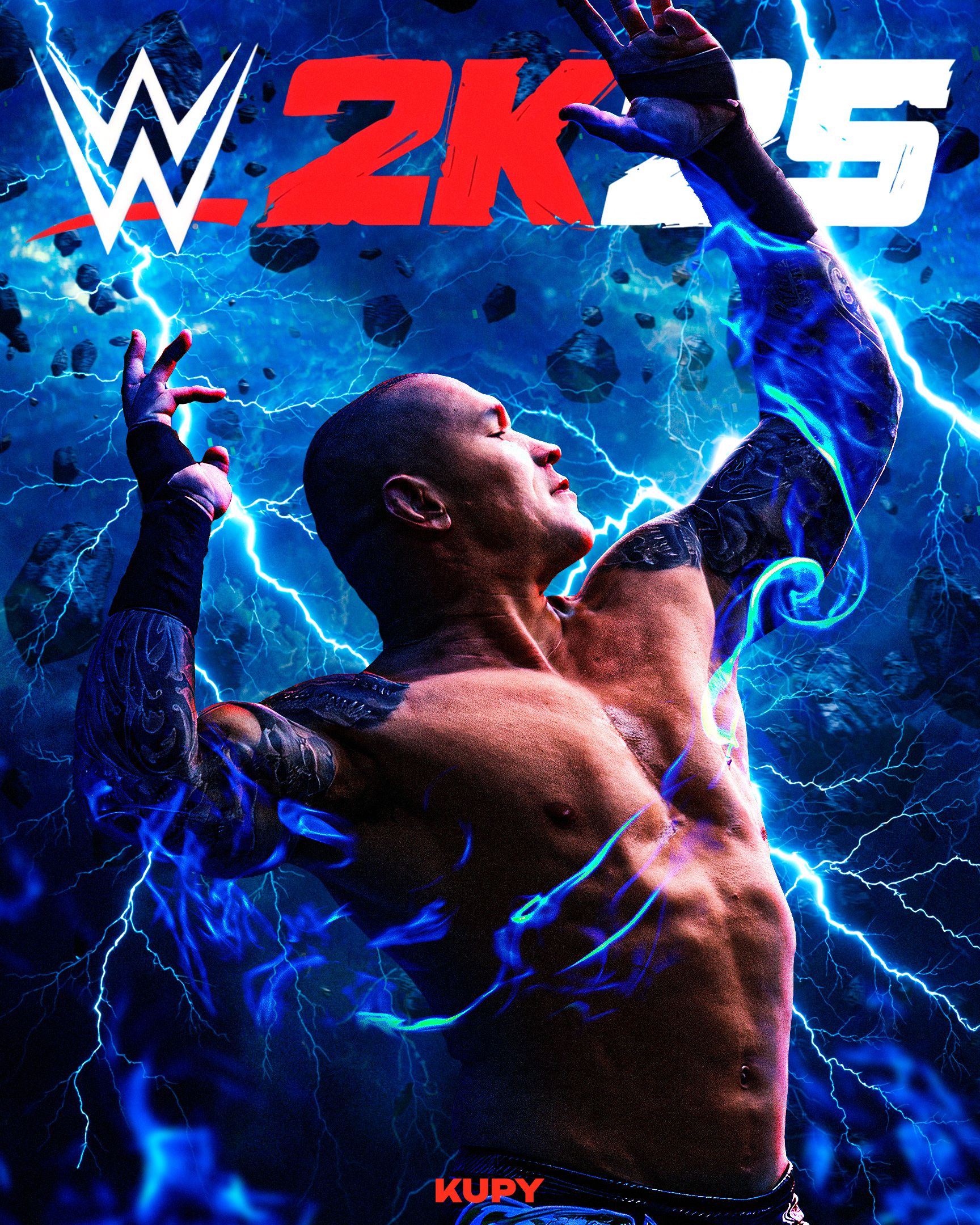 1728x2160 NEW Randy Orton Custom WWE 2K25 Cover! Wrestling Wallpaper