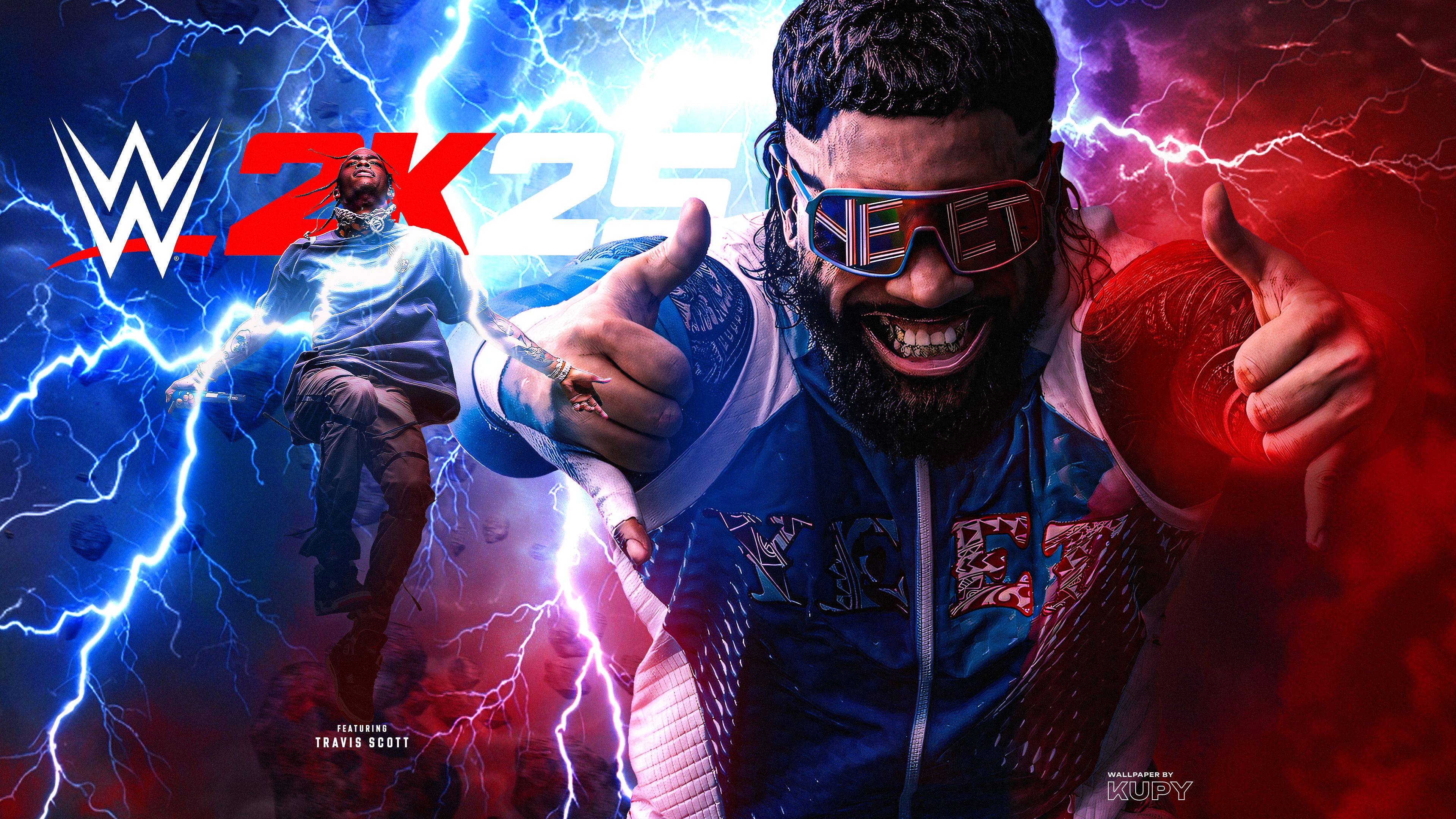 3840x2160 WWE 2K25 Wrestling Wallpaper