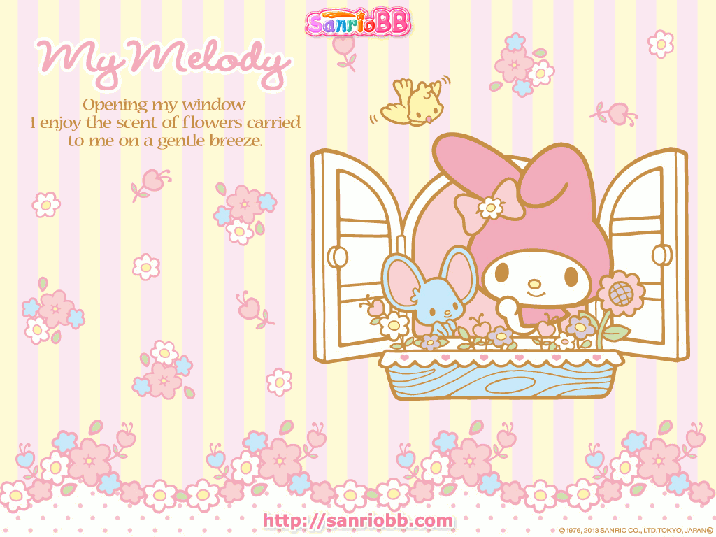 1024x768 My Melody Wallpaper