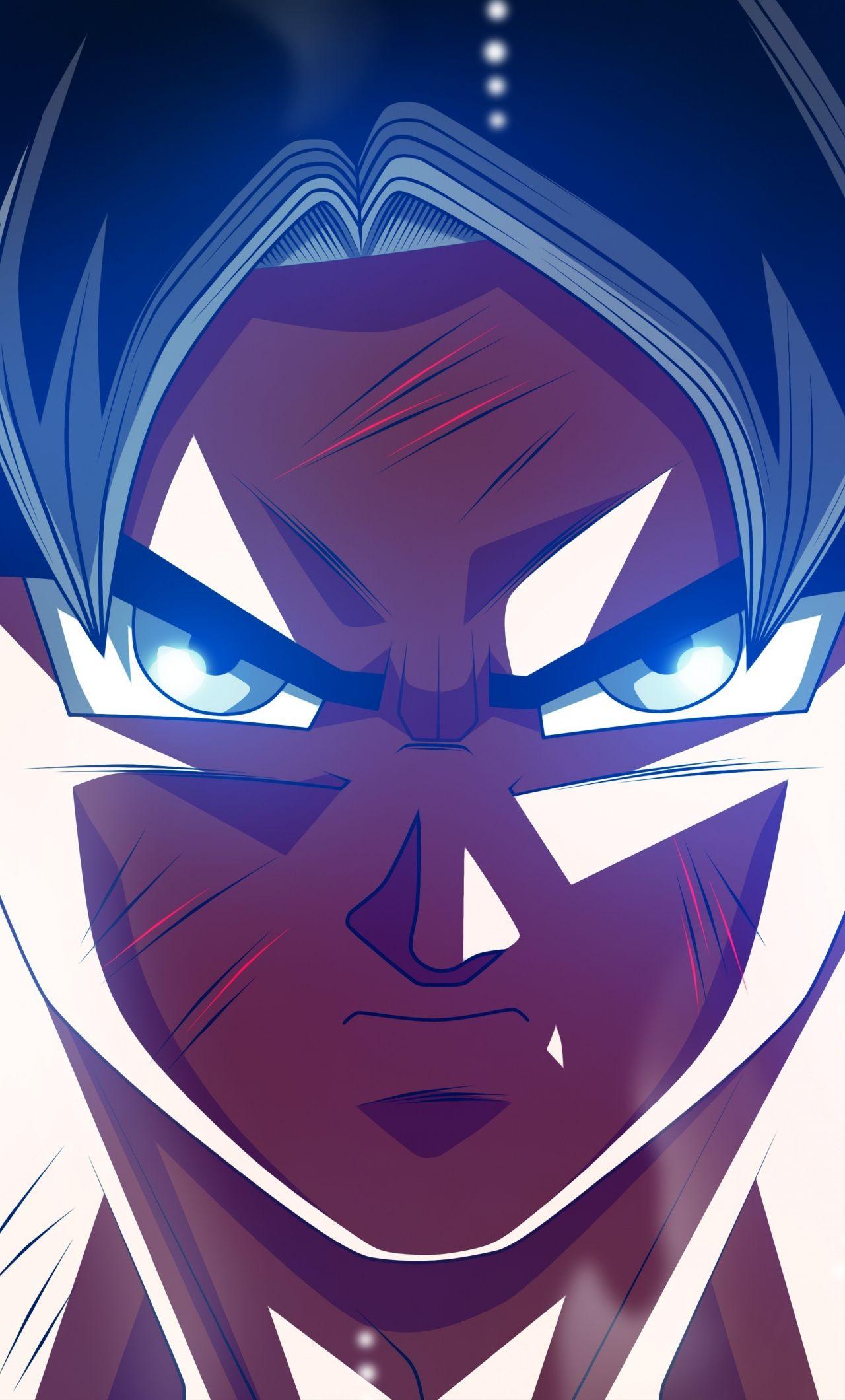 1280x2120 Wounded, Son Goku, Ultra Instinct, Dragon Ball Super