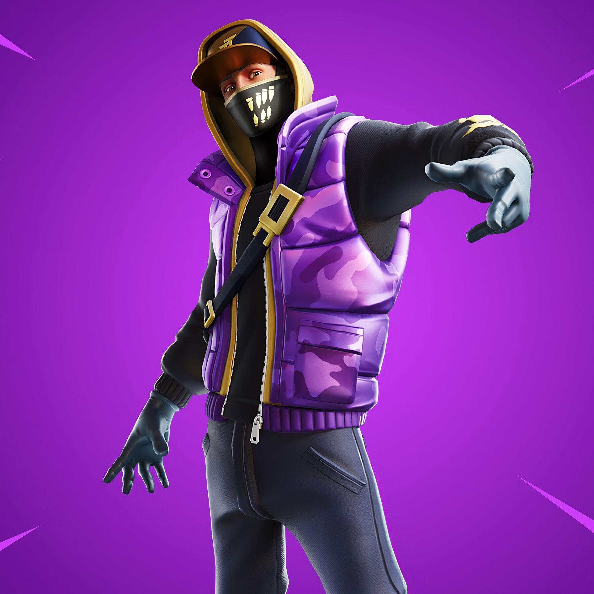 2048x2048 Street Striker 4K Skin From Fortnite Chapter 2 iPad Air