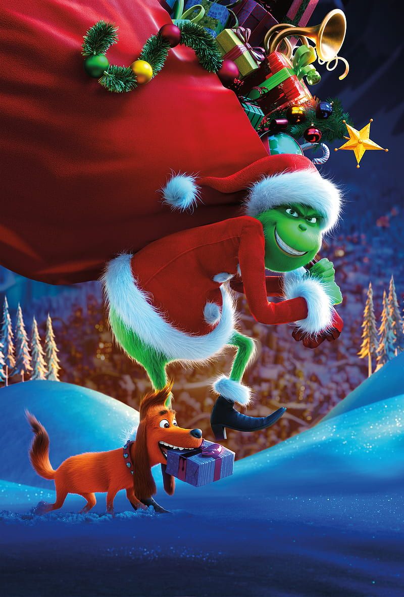 800x1181 Grinch movie, smash, santa claus, santa, HD phone wallpaper