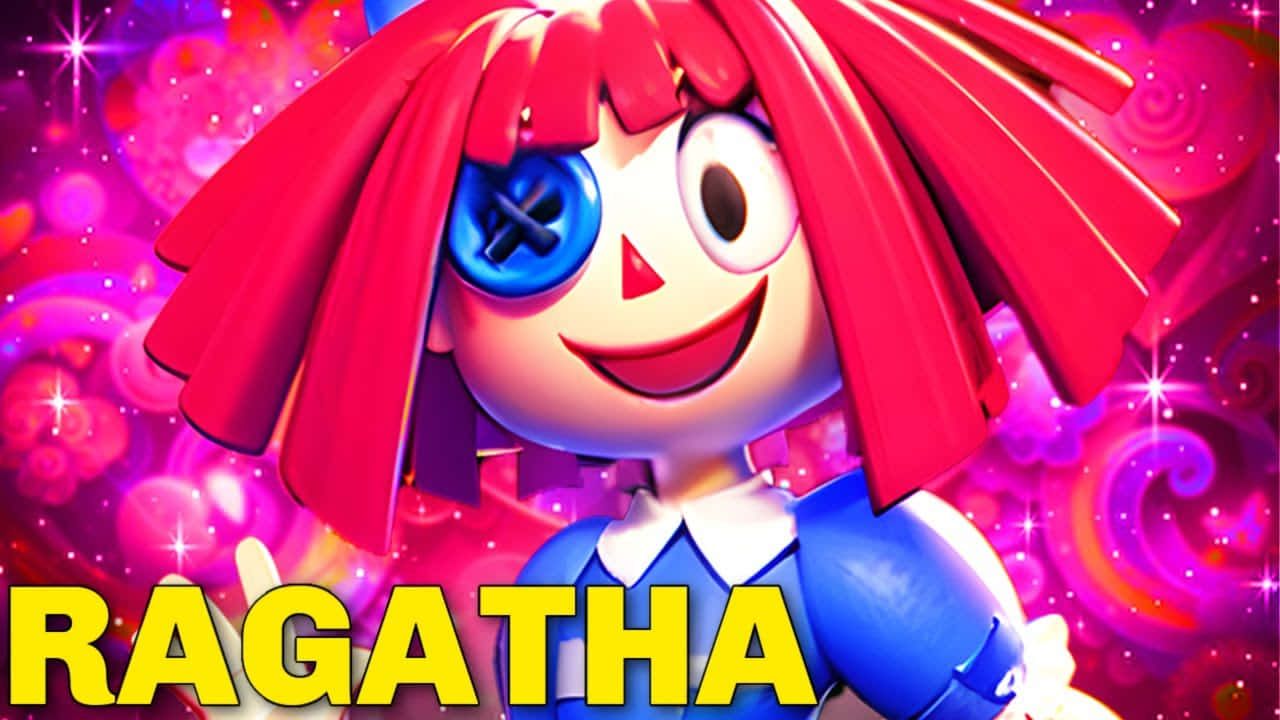1280x720 Download Ragatha Animated Character Sparkle Background Wallpaper