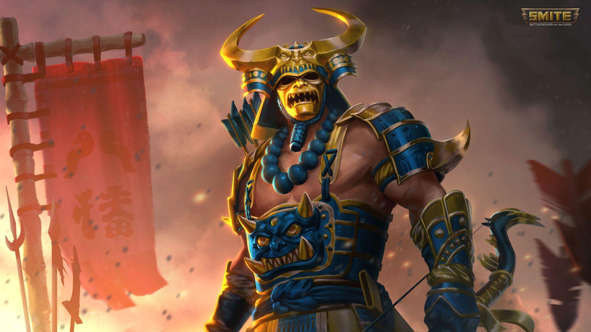 1920x1080 Hachiman (Smite) HD Wallpaper and Background Image