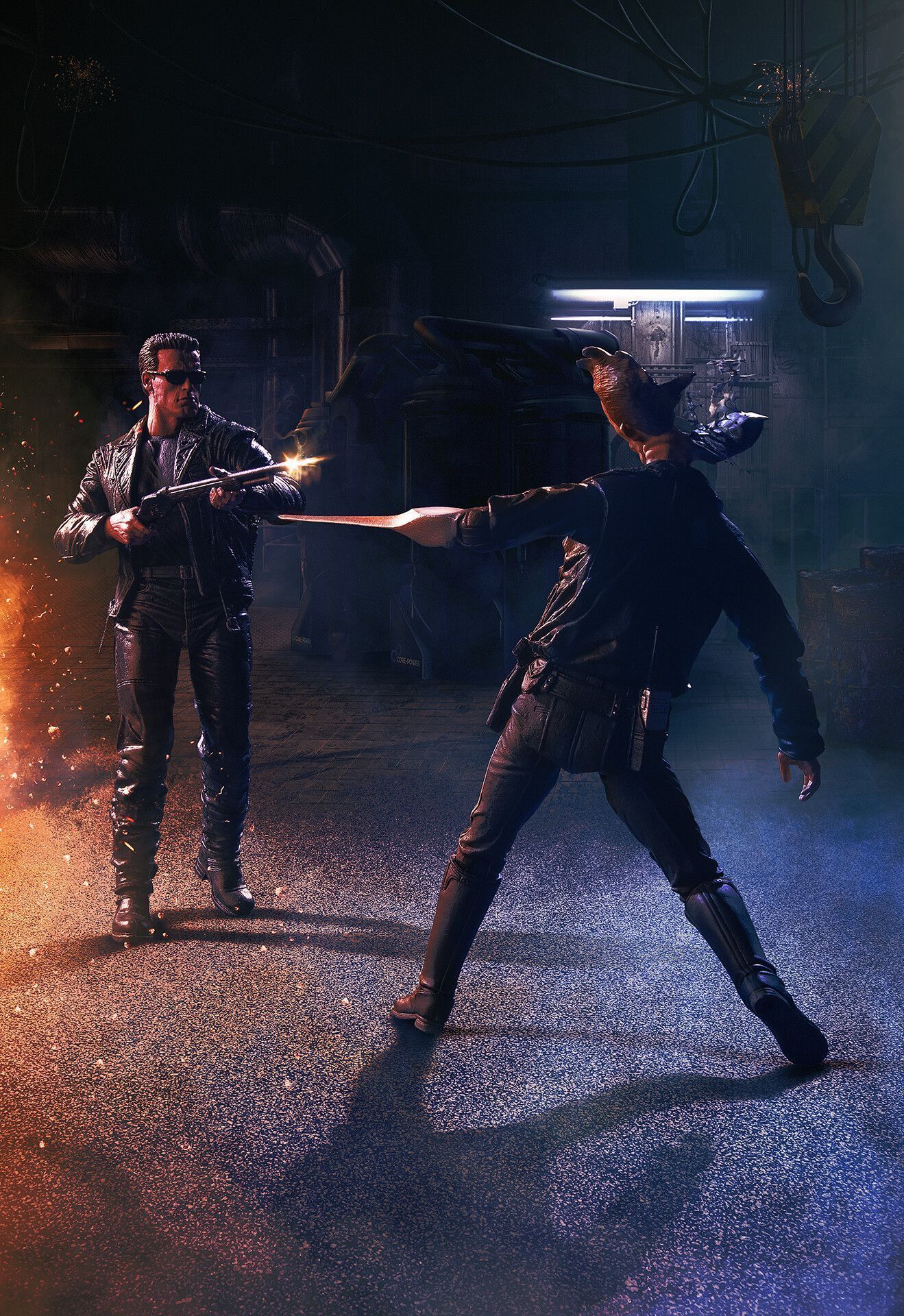 1319x1920 Terminator T 800 Vs T 1000