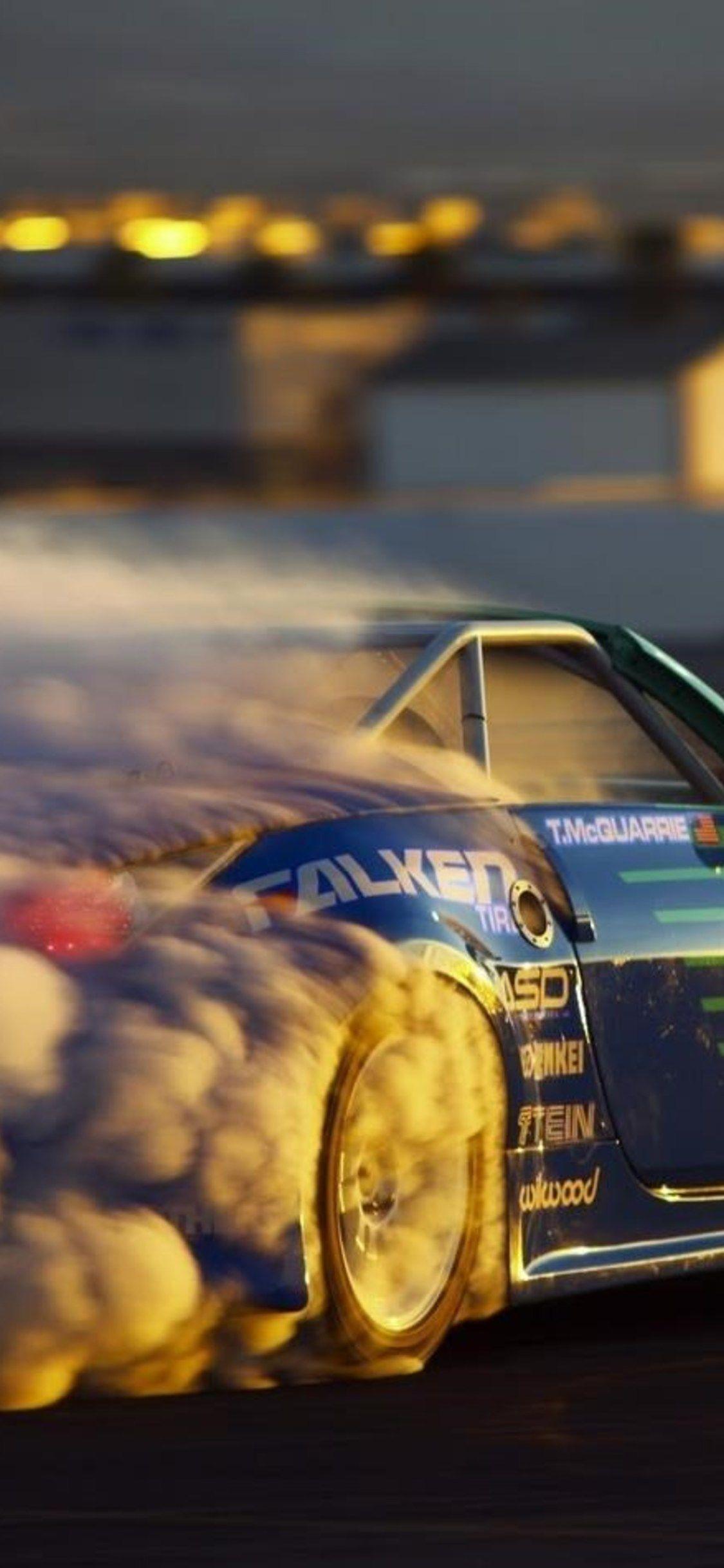 1125x2436 Drift Car iPhone Wallpaper Top Free Background X