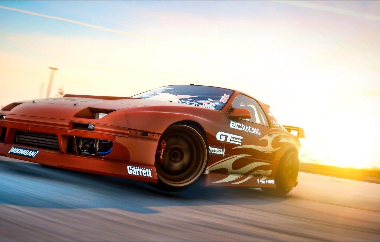 1332x850 Wallpaper sunset, tuning, drift, drift, tuning, Grand Theft Auto