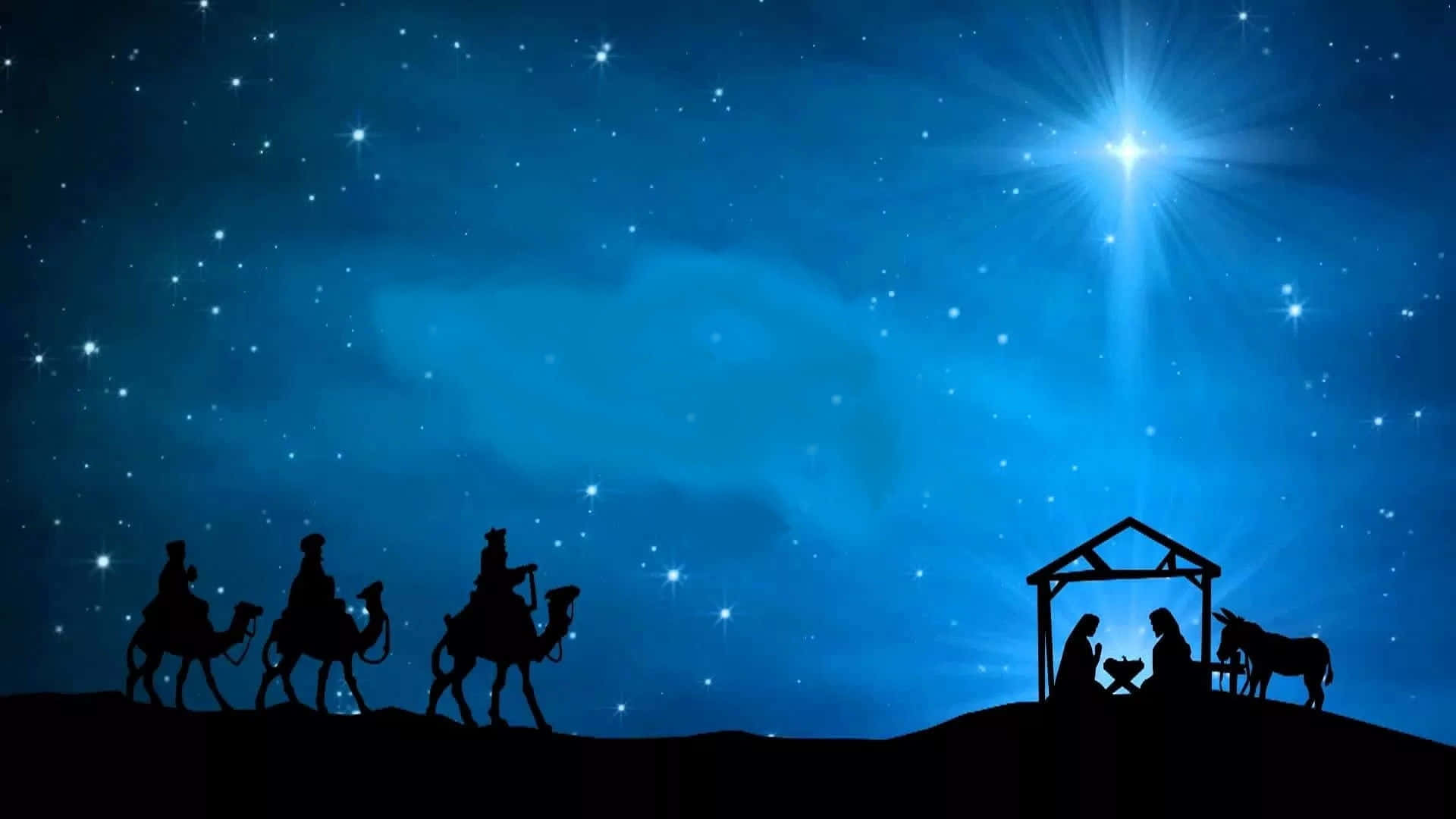 1920x1080 Download Wise Men Blue And Black Illustration Wallpaper