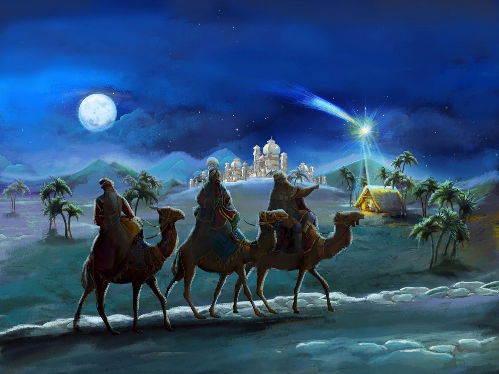 1600x1200 Three Wise Men Wallpaper